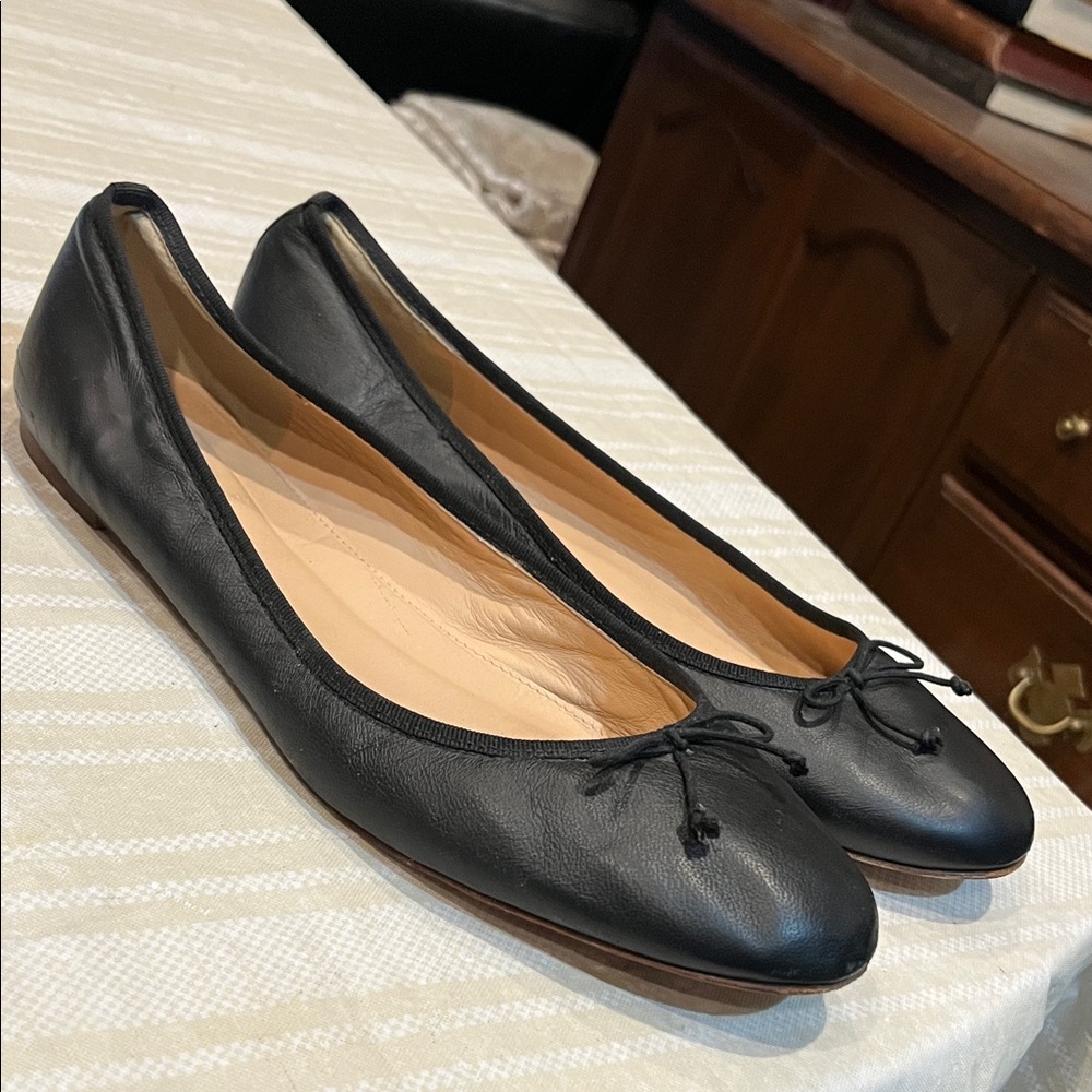 J Crew Leather Ballet Flats size 12 women’s